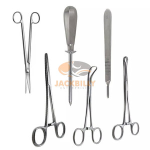 Juego de instrumentos de toracostomía cerrada de acero inoxidable de alta calidad, Kit de instrumentos quirúrgicos básicos, instrumentos médicos manuales de potencia - Product Image 2