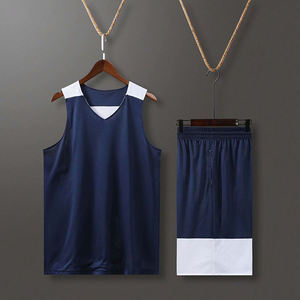 Vente en gros de maillots de basket-ball réversibles de haute qualité 100% polyester avec logo et numéro personnalisés taille plus disponible - Product Image 2