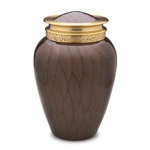 Urnes funéraires en laiton de style américain RABEH, finition antique, faites à la main, personnalisables, durables, pour la conservation des souvenirs funéraires - Product Image 6