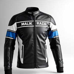 Veste de moto en cuir pleine fleur en gros | Conception et impression personnalisées | quantité minimale de commande flexible - Product Image 5