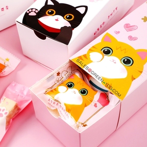 Tùy Chỉnh Macaroon Kraft Hộp Giấy Bánh Cookie Trắng Macaron Trượt Ngăn Kéo Hộp Bao Bì Với Cửa Sổ Rõ Ràng - Product Image 4