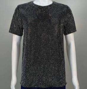 เสื้อยืดคอกลมพิมพ์ลายขายดี ผ้าถักเนื้อนุ่ม ประดับเพชรเทียม รักษ์โลก 100% ผ้าฝ้าย ทรงปกติ ระบายอากาศได้ดี สำหรับผู้ชาย - Product Image 3