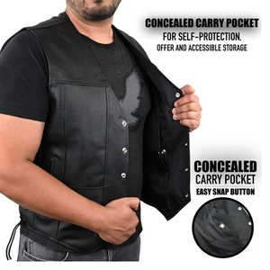 Veste en cuir pour moto pour hommes australienne, respirante, imperméable, écologique, en gros, taille plus, tissu en laine, hiver - Product Image 2