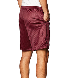 Streetwear Mesh Shorts Hommes Fermeture Éclair Taille Élastique Court Pantalon De Survêtement Avec Poches À Fermeture Éclair Mesh Shorts Hommes - Product Image 5