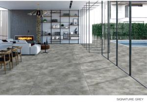 Carreaux émaillés de luxe 600X1200mm Carrelage mat de sol en porcelaine de salon Carreaux muraux en céramique gratinés de pierre aspect marbre - Product Image 4