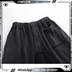 Shorts délavés à l'acide Couleur Prix de gros Conception personnalisée Shorts d'été décontractés - Product Image 3