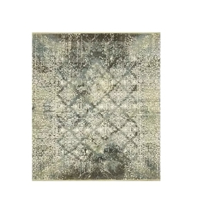Vente en gros d'usine de grands tapis persans de luxe tuftés à la main en laine motif floral classique pour le salon - Product Image 1