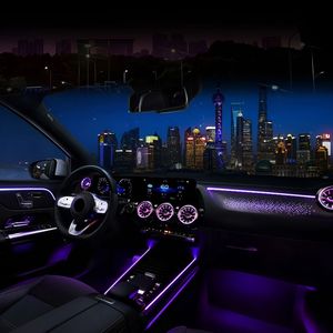 GLA H247 Kit d'éclairage d'ambiance 64 couleurs pour <span class=keywords><strong>Mercedes</strong></span> Benz GLA-class W247 Turbine <span class=keywords><strong>lumineuse</strong></span> Couvercle de haut-parleur d'ambiance - Product Image 1