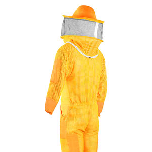 Combinaison d'apiculteur professionnelle ventilée pour l'apiculture, services de conception personnalisée et de traitement d'étiquettes privées, couleur bronzée - Product Image 4
