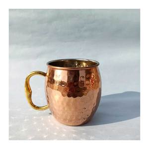 100% tasse en cuivre pur Design élégant fait à la main verres de haute qualité pour les boissons pour les hôtels Bars Home Schools Parties - Product Image 2