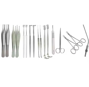 Kit de 30 instruments chirurgicaux pour fistule AV, manuels, en acier inoxydable, outils chirurgicaux vasculaires, certifiés CE, pour pont osseux - Product Image 2