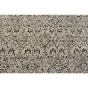 Tapis en Laine Marron Beige Vintage 4x8.6ft Fait à la Main Classique Style Turc Patchwork Design Rectangulaire Couloir Modèle pour Chevet Latex - Product Image 5