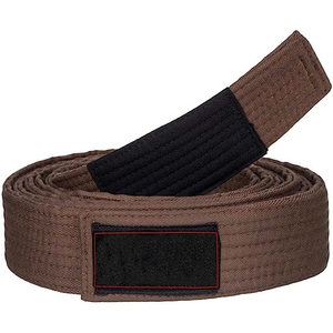 BJJ JJ บราซิลเลียน Jitsu GI เข็มขัด100% ผ้าฝ้ายสวมใส่สบายปรับแต่งได้ตามต้องการ - Product Image 4