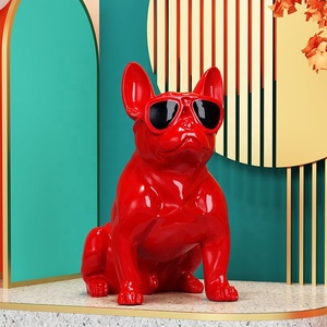 Escultura <span class=keywords><strong>de</strong></span> Bulldog Francés en fibra <span class=keywords><strong>de</strong></span> vidrio, artículo popular en línea - Product Image 2