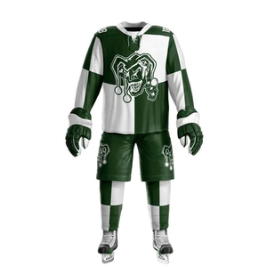 Venta directa de fábrica de alta calidad suave impresión creativa hombres conjunto de Jersey de hockey sobre hielo - Product Image 3