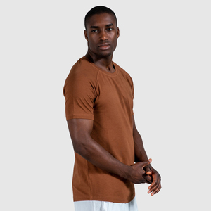 T-shirts pour hommes fabriqués en usine respirant et pour l'été 100% coton tricoté meilleur prix au Pakistan en vrac - Product Image 6