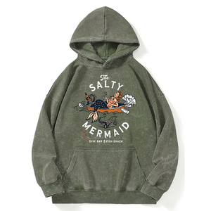 Sudadera con capucha pesada de gran tamaño con logotipo personalizado High GSM Streetwear Boxy Fit Cropped Pullover Hombres Fabricante - Product Image 3