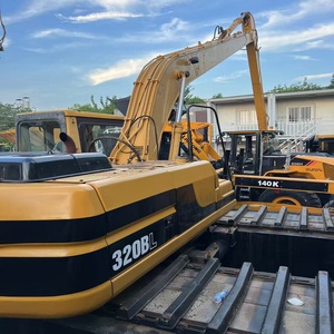 Excavadora anfibia usada Caterpillar 320BL de segunda mano, máquina hidráulica de 20T, equipo anfibio japonés con pluma extra larga - Product Image 1