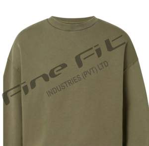 Surdimensionné Coton Mélangé Basics Ras Du Cou Sweat Unisexe Polaire Pull Pull Doublé Hiver Chaud Plaine Blanc Sweats - Product Image 2