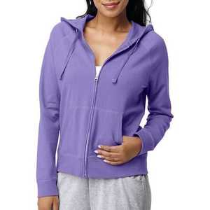 Sudadera con Capucha de Forro Polar Fino para Mujer, Manga Larga, Estampada, 100% Algodón Ecológico, Decoración Frontal, Talla Grande - Product Image 4