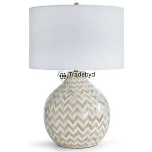 Lámpara LED Decorativa Hecha a Mano con Incrustaciones de Hueso, Base E26, Alimentación CA, Iluminación Regulable Ecológica para Decoración Moderna del Hogar - Tradebyd - Product Image 5