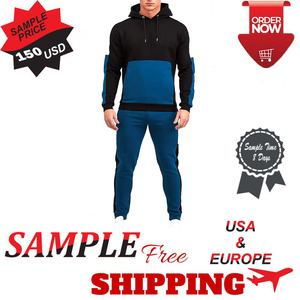 Ropa de calle con logotipo personalizado de talla grande 500 GSM, chándal de 2 piezas para hombre, ropa de moda, chándal, chándal, joggers para hombre - Product Image 6
