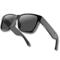 Lunettes intelligentes Bluetooth pour l'audio portable aveugle avec micro et haut-parleurs par Torch-it -Smart bluetooth Glass