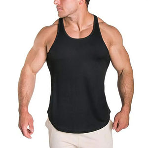 OEM Verano de alta calidad de los hombres de algodón camiseta sin mangas Fitness gimnasio hombres camiseta sin mangas de alta calidad precio razonable - Product Image 5