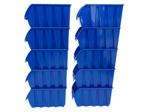 Bacs de rangement rectangulaires en plastique industriels robustes Conception multifonctionnelle à grande ouverture avant Injection moderne efficace - Product Image 5