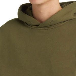 Sudadera de gran tamaño con capucha de lana para hombre con estampado de logotipo personalizado de alta calidad recién llegado invierno 100% algodón liso teñido sólido - Product Image 3