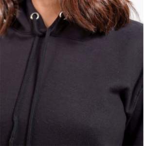 เสื้อมีฮู้ดสไตล์กีฬาเจ็ทสีดำเสื้อฮู้ดสเวตเชิ้ตหนักยูนิเซ็กส์เสื้อฮู้ดแบบกำหนดเองมีซิป100% ผ้าฝ้าย - Product Image 4