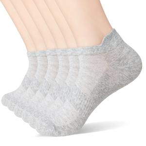 Chaussettes de sport en coton pour femmes et hommes, nouvelle taille plus, maille athlétique, chaussettes de course, chaussettes bateau pour un usage quotidien, couleur unie, logo sur le corps - Product Image 1
