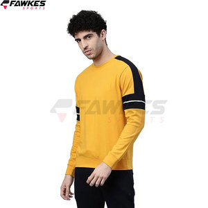 Alta calidad personalizado hecho de gran tamaño de manga personalizada hombres sudaderas personalizadas ropa informal de manga larga - Product Image 3
