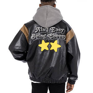 2024 haute rue Style peau de vache véritable veste coupe-vent longue longueur support conçu pour hommes et femmes XS taille Pakistan Chenille - Product Image 3