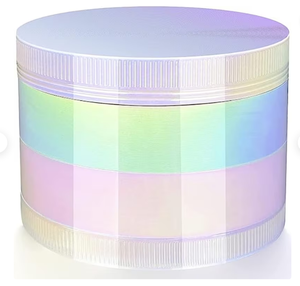 Doganarts Large Rainbow White Grinder With Kief Catcher | 2.5 Inch | Large Size Grinder Grinder Aluminum Herb Grinder Price Pr - Product Image 2