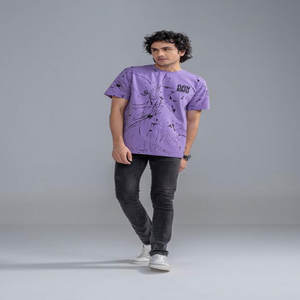 T-shirt personnalisé homme avec col rond demi-manches bloc de couleur deux tons imprimé t-shirt été Sport t-shirt pour hommes - Product Image 2