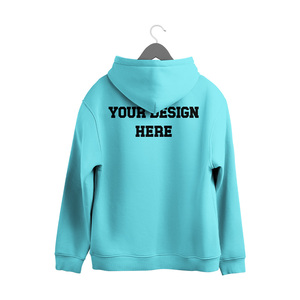 Sweat-shirt tricoté en coton confortable à motif solide grande taille hommes et femmes usage décontracté quotidien sweat à capuche blanc prix bas - Product Image 3