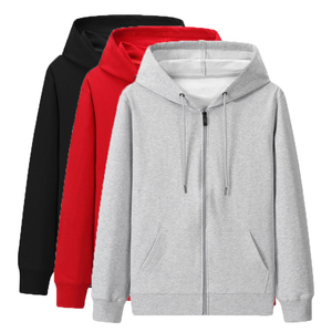 Sweat-shirts à capuche zippés pour hommes en molleton de coton, impression numérique automne, respirants, de haute qualité, chauds, avec poche - Product Image 1