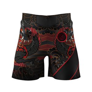 Short de Compression Léger Respirant Spandex Sublimé MMA Combat Shorts Hommes Conception Personnalisée Stretch MMA Shorts - Product Image 5