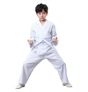 Conjunto de Uniforme de Karate Ligero, Transpirable y Duradero para Adultos, Unisex, Cinturón Elástico, Entrenamiento de Artes Marciales, Karate, Judo, BJJ - Product Image 2