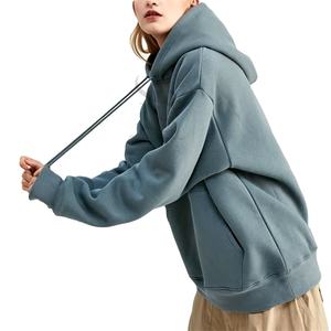 Haute qualité hiver personnalisé luxe français éponge broderie sweats à capuche vierge surdimensionné unisexe coton hommes sweats à capuche - Product Image 4