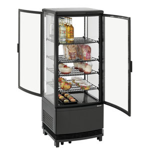 Mini congélateur et réfrigérateur vitrine réfrigérée noir 98L2T - Product Image 1