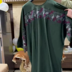 Premium femmes élégant modeste Abayas dubaï traditionnel musulman vêtements brodé à la main Baggy fil respirant tissu robe - Product Image 1