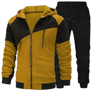 Conjunto Deportivo con Capucha Más Vendido, 100% Algodón, Traje Deportivo de Invierno en Oferta, Patrón Sólido Personalizado, Precios al por Mayor, Conjuntos Deportivos para Hombre - Product Image 4