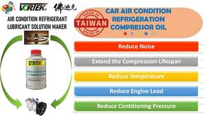 Aceite de compresor automotriz para sistemas EV AC Lubricante aislante eléctrico con propiedades antidesgaste - Product Image 6