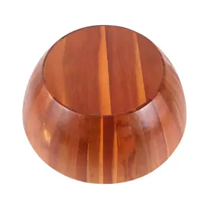 Handmade Solid Mango Wood <b>Large</b> Salad Serving <b>Bowl</b> 100% <b>Wooden</b> Modern Stocked Decorative for Business Gifts Worldwide Supply - Product Image 5