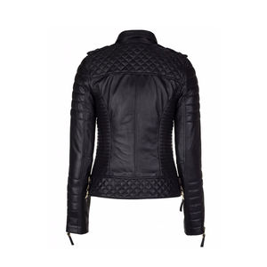 Chaqueta de Cuero para Mujer, Diseño Profesional de Alta Calidad, Último Modelo 2026, Material de Cuero Genuino, en Oferta - Product Image 5