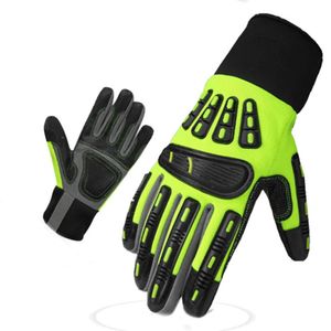 Vente en gros Gants de travail résistants antidérapants Gants de travail résistants aux gaz pétroliers TPR Gants de sécurité résistants aux chocs à pois - Product Image 5