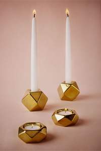 Metal Candle Holder With Traditional Look Perfect For Housewarming <b>Gifts</b> Home Accents And Indoor Decorative <b>Themes</b> - Product Image 4