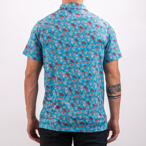 2024 diseño personalizado que absorbe la humedad por todas partes, camisetas de Golf para hombres, Polo de Golf de secado rápido de gran tamaño para hombres, algodón de talla grande - Product Image 4